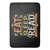 Sleep Read, Funny Reading Badematte (Vorderseite Vertikal)