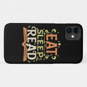 Sleep Read, Funny Reading Case-Mate iPhone Hülle (Rückseite (Horizontal))