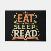 Sleep Read, Funny Reading Fußmatte (Vorderseite)