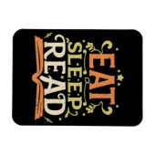 Sleep Read, Funny Reading Magnet (Horizontal)