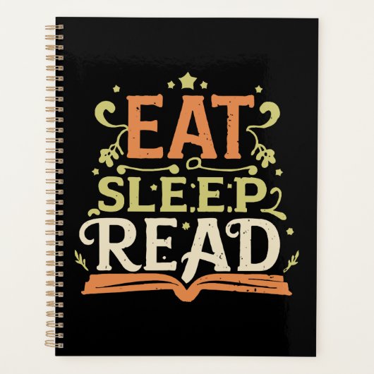 Sleep Read, Funny Reading Planer (Vorderseite)
