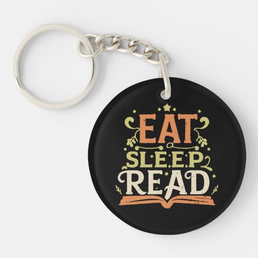 Sleep Read, Funny Reading Schlüsselanhänger (Vorderseite)