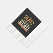 Sleep Read, Funny Reading Serviette (Ecke)
