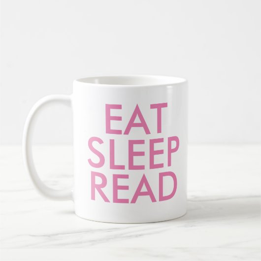 Sleep Read Tasse essen | Niedlich Book Lover Sloga (Links)