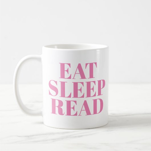 Sleep Read Tasse essen | Niedlich Book Lover Sloga (Links)
