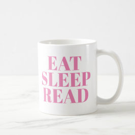 Sleep Read Tasse essen | Niedlich Book Lover Sloga
