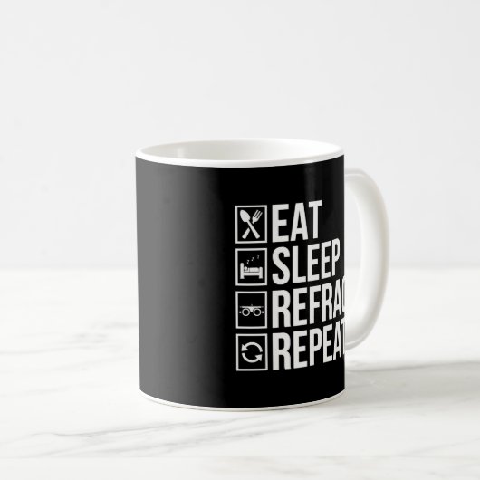 Sleep Refrakt Optiker Optimierer Kaffeetasse (VorderseiteRechts)