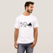 Sleep Ride essen T-Shirt (Vorne ganz)