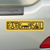 Sleep Sail Autoaufkleber Gold essen (Auf Auto)