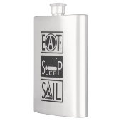 Sleep Sail Classic 8oz Flask essen Flachmann (Links)