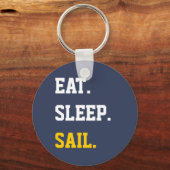 Sleep Sail essen Schlüsselanhänger (Vorderseite)