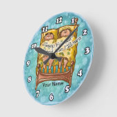 Sleep schneller runde wanduhr (Winkel)