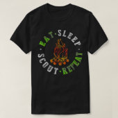Sleep Scout Sleep Camping Scouting Lover wiederhol T-Shirt (Design vorne)