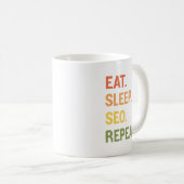 Sleep Seo Wiederholung essen Kaffeetasse (VorderseiteRechts)