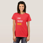 Sleep Shop essen T-Shirt (Vorne ganz)