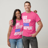 Sleep Sing Wiederholung Chor Chorus Band Sängerin T-Shirt (Unisex)