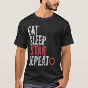 Sleep Sitar wiederholen T-Shirt
