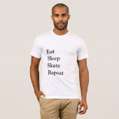 Sleep Skate wiederholen T-Shirt (Vorne ganz)