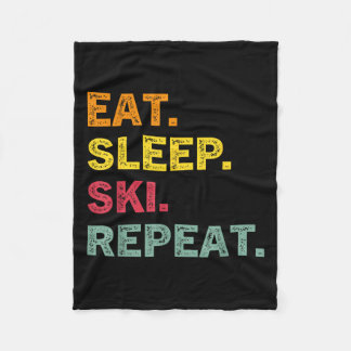 Sleep Ski Repeater Ski Winter Holiday Ski Ret Fleecedecke