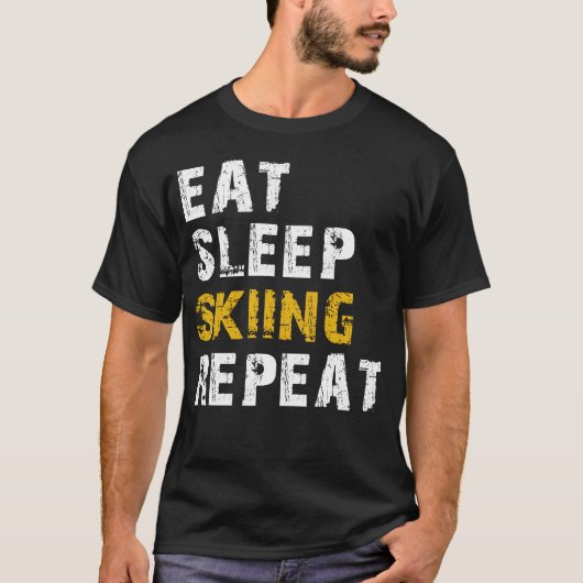 Sleep Ski T-Shirt (Vorderseite)