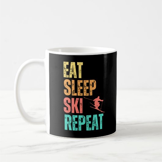 Sleep Ski Wiederholung essen Kaffeetasse (Links)