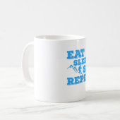 Sleep Ski Wiederholung essen Kaffeetasse (Vorderseite Links)