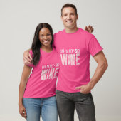 Sleep Ski Wine Design essen T-Shirt (Unisex)