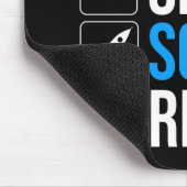 Sleep Sleep-Sci-Fi Wiederholung Mousepad (Ecke)