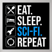 Sleep Sleep-Sci-Fi Wiederholung Poster (Vorne)