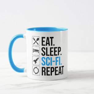 Sleep Sleep-Sci-Fi Wiederholung Tasse