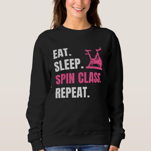Sleep Spin Wiederholung des Workout-Workout im Inn Sweatshirt (Vorderseite)