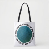 Sleep Strick Fett Garn Ball Aquamarines Handwerk Tasche (Vorderseite)