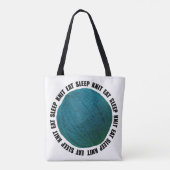 Sleep Strick Fett Garn Ball Aquamarines Handwerk Tasche (Rückseite)
