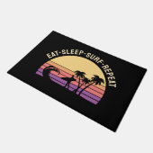 Sleep Surf wiederholen Fußmatte (Schrägansicht)