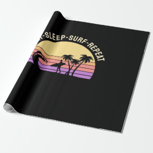 Sleep Surf wiederholen Geschenkpapier