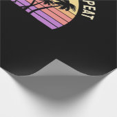 Sleep Surf wiederholen Geschenkpapier (Ecke)