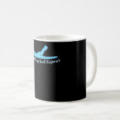 Sleep Surf wiederholen Kaffeetasse (VorderseiteRechts)