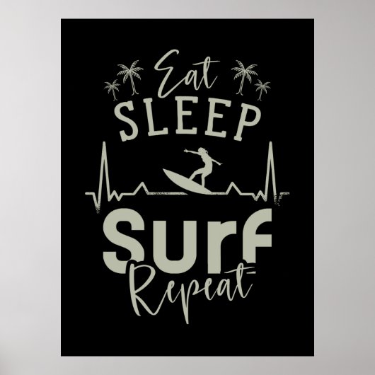 Sleep Surf wiederholen Poster (Vorne)