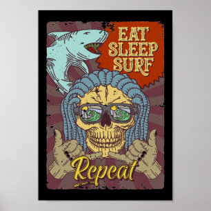 Sleep Surf wiederholen Poster