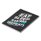 Sleep Swim essen Notizblock (Rotiert)
