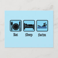 Sleep Swim Funny Swimmer essen