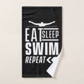 Sleep Swim wiederholen Handtuch (Handtuch)