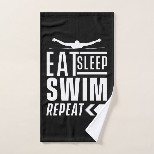 Sleep Swim wiederholen Handtuch (Handtuch)