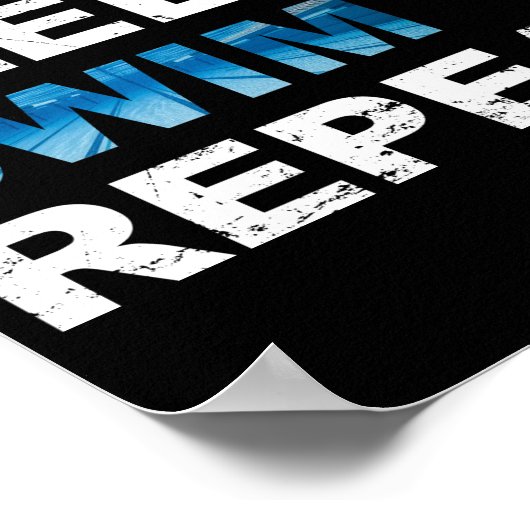 Sleep Swim Wiederholung essen - Funny Geschenk für Poster (Ecke)