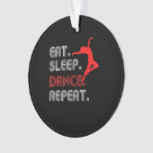 Sleep Tanz Hip Hop Frauen Mädchen Mädchen essen Ornament (Vorderseite)