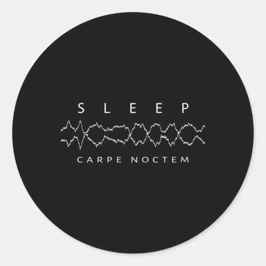 Sleep Tech Sleep Technologe Sleep Labrador Runder Aufkleber (Vorderseite)