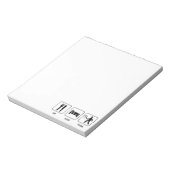 Sleep Tennis essen Notizblock (Rotiert)