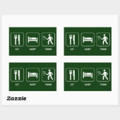 Sleep Tennis Sticker essen (Blatt)