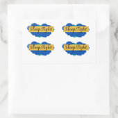 Sleep Tight Sleep Tracker Zeitschriftenaufkleber Rechteckiger Aufkleber (Tasche)