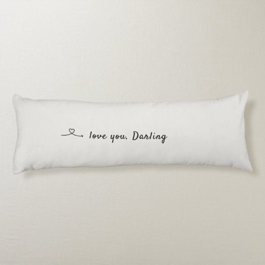 Sleep to be continued, Love and hearts Seitenschläferkissen (Rückseite)